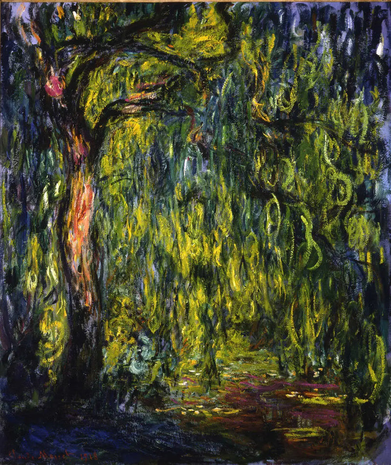 Wierzba płacząca - Claude Monet
