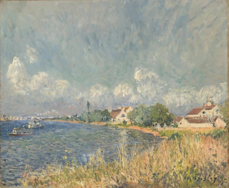 Sekwana w Billancourt - Alfred Sisley