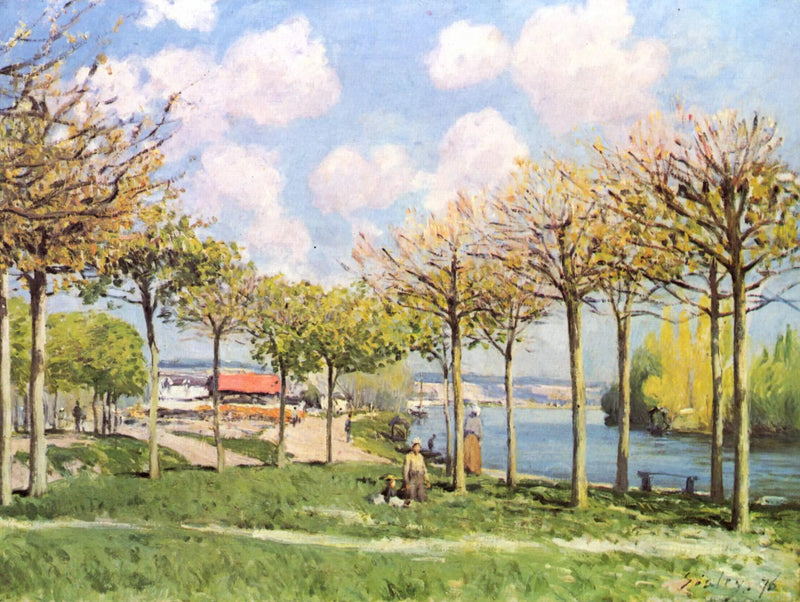 Sekwana w Bougival - Alfred Sisley