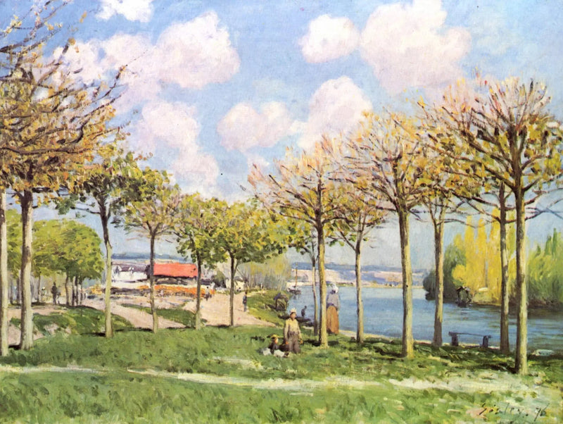 Sekwana w Bougival - Alfred Sisley