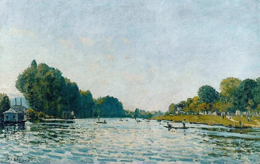 Sekwana w Bougival - Alfred Sisley