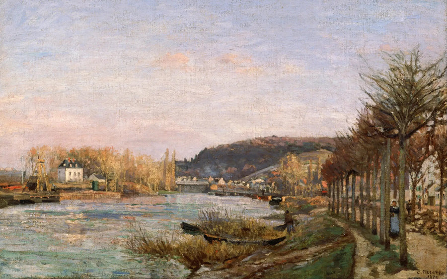 Sekwana w Bougival - Camille Pissarro