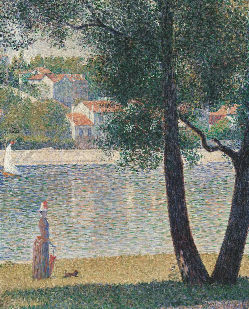 Sekwana w Courbevoie - Georges Seurat