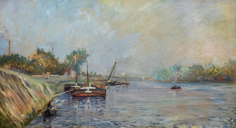 Sekwana w Courbevoie - Paul Signac