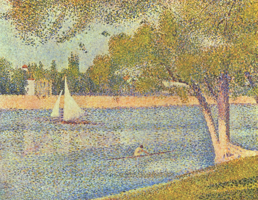Sekwana w Grande Jatte - Wiosna - Georges Seurat