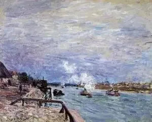 Sekwana w Grenelle - Alfred Sisley