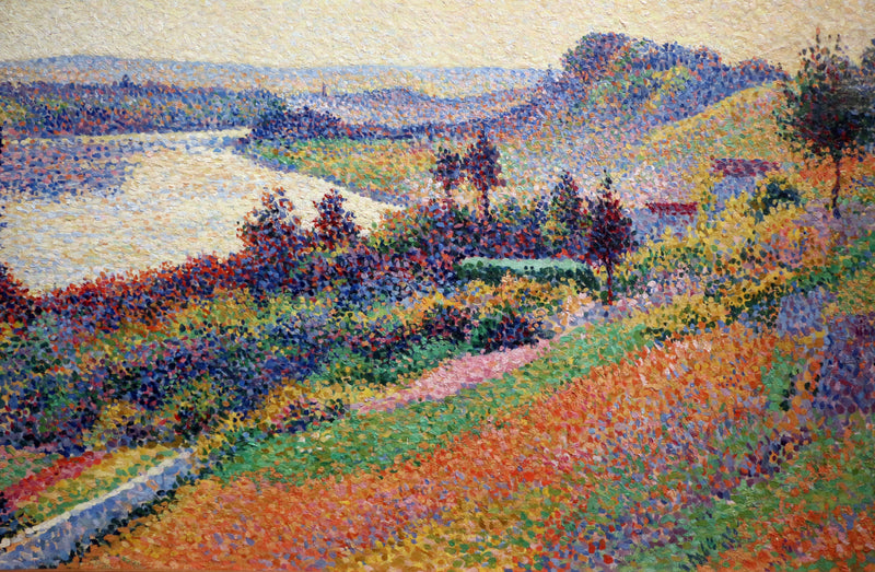Sekwana w Herblay - Maximilien Luce