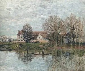 Sekwana w Port-Marly - Alfred Sisley