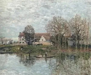 Sekwana w Port-Marly - Alfred Sisley