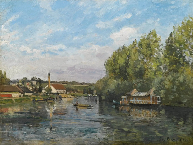 Sekwana w Port-Marly - Camille Pissarro