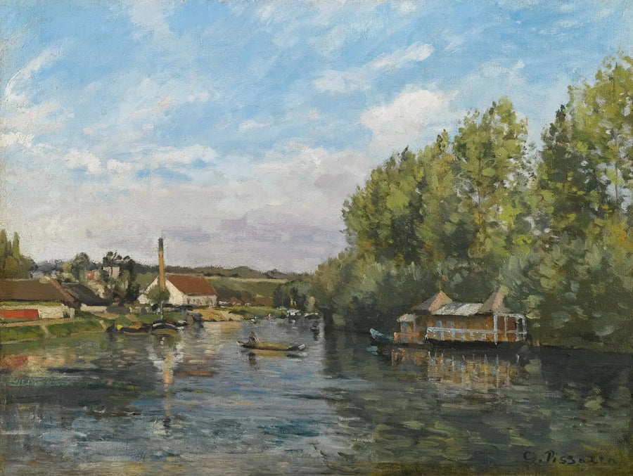 Sekwana w Port-Marly - Camille Pissarro