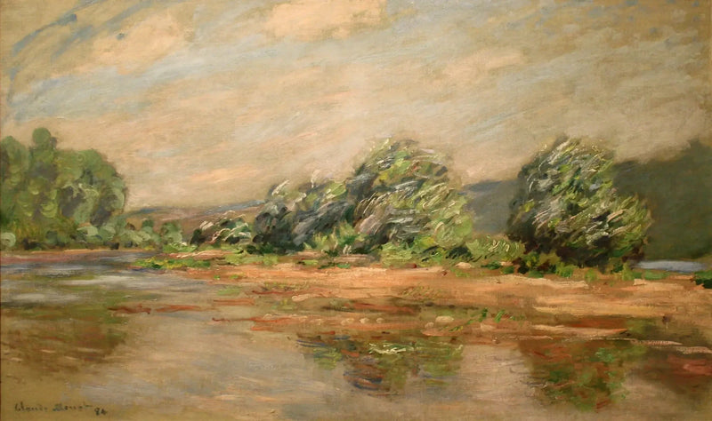 Sekwana w Port-Villez - Claude Monet