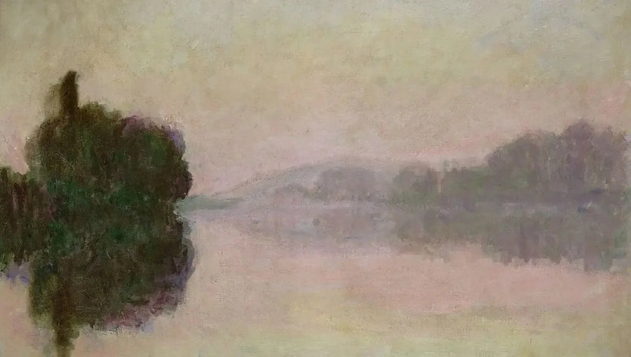 Sekwana w Port-Villez, efekt wieczoru - Claude Monet