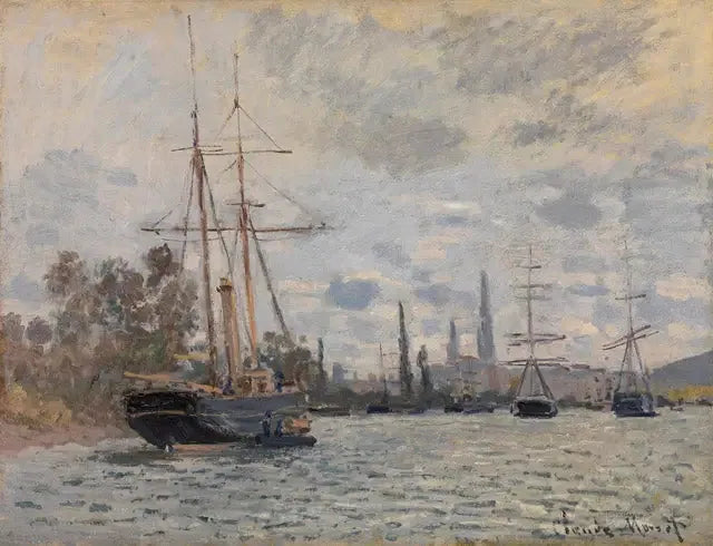 Sekwana w Rouen - Claude Monet