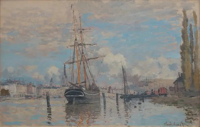 Sekwana w Rouen - Claude Monet