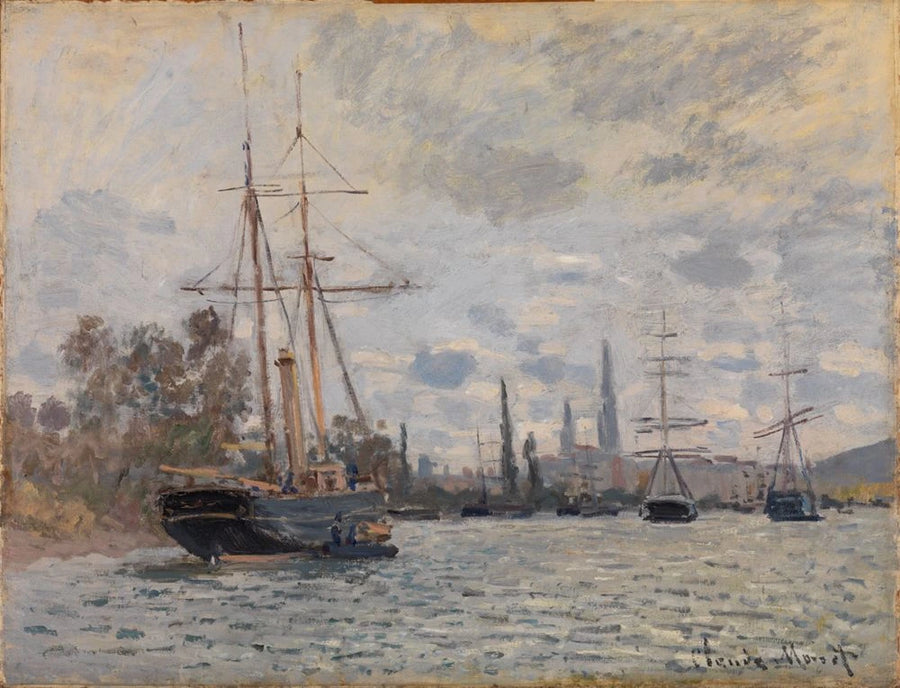 Sekwana w Rouen W268 - Claude Monet
