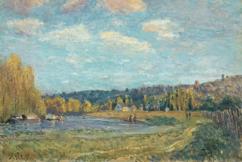 Sekwana w Saint-Cloud - Alfred Sisley