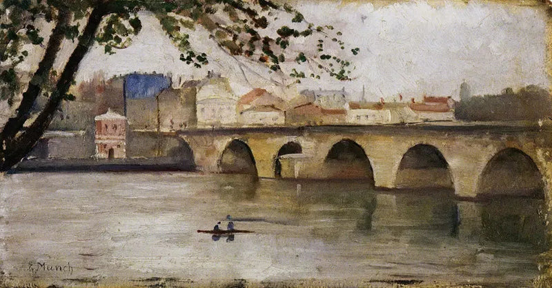 Sekwana w Saint-Cloud - Edvard Munch