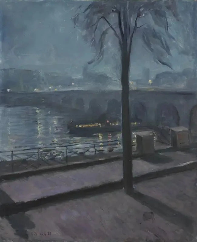 Sekwana w Saint-Cloud - Edvard Munch