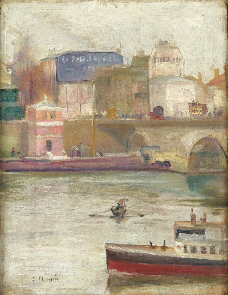 Sekwana w Saint-Cloud - Edvard Munch