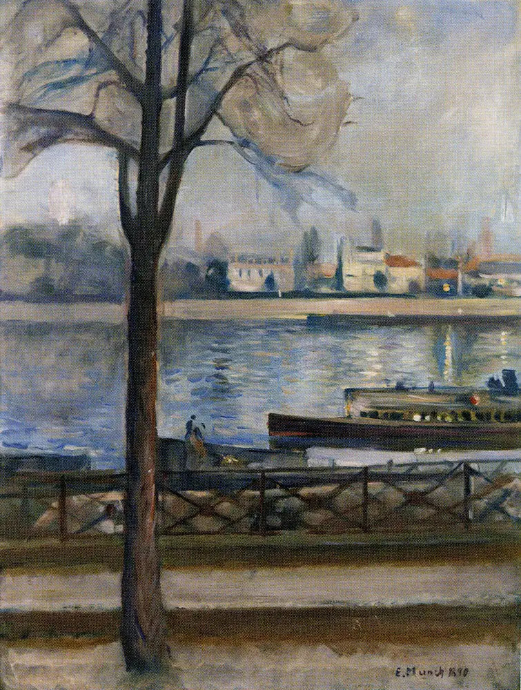 Sekwana w Saint-Cloud - Edvard Munch