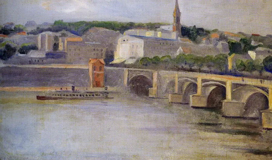 Sekwana w Saint-Cloud - Edvard Munch