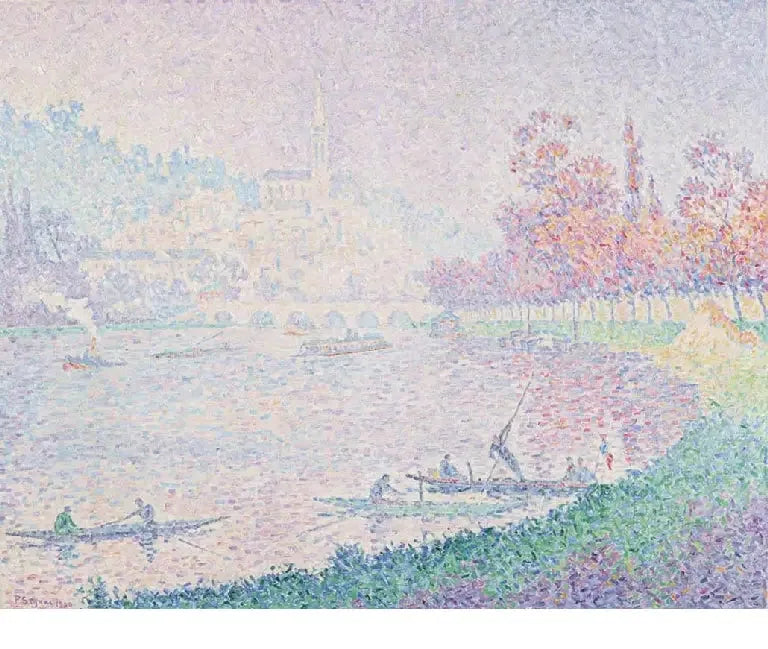 Sekwana w Saint-Cloud - Paul Signac