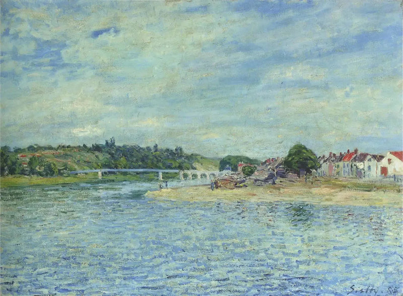 Sekwana w Saint-Mammès - Alfred Sisley