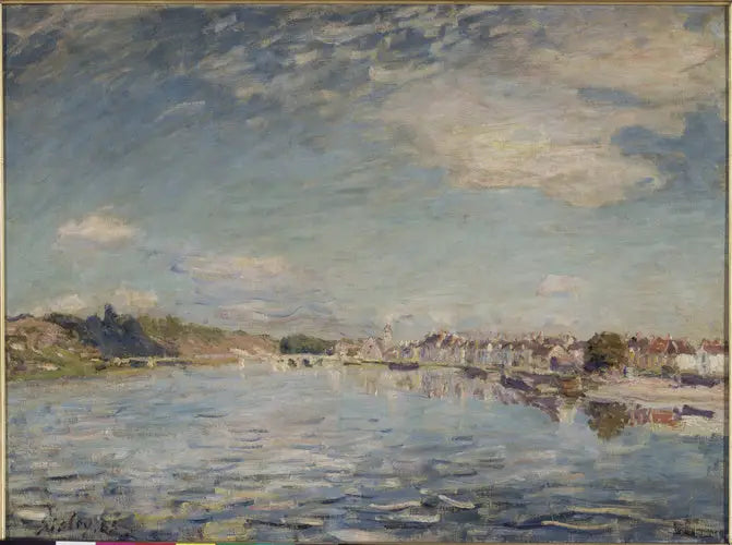 Sekwana w Saint-Mammès - Alfred Sisley