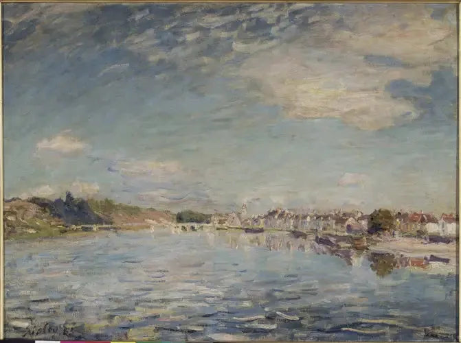 Sekwana w Saint-Mammès - Alfred Sisley