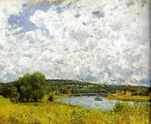 Sekwana w Suresnes - Alfred Sisley