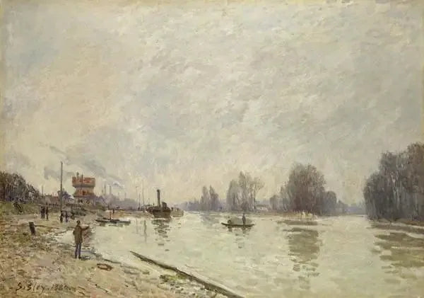 Sekwana w Suresnes - Alfred Sisley