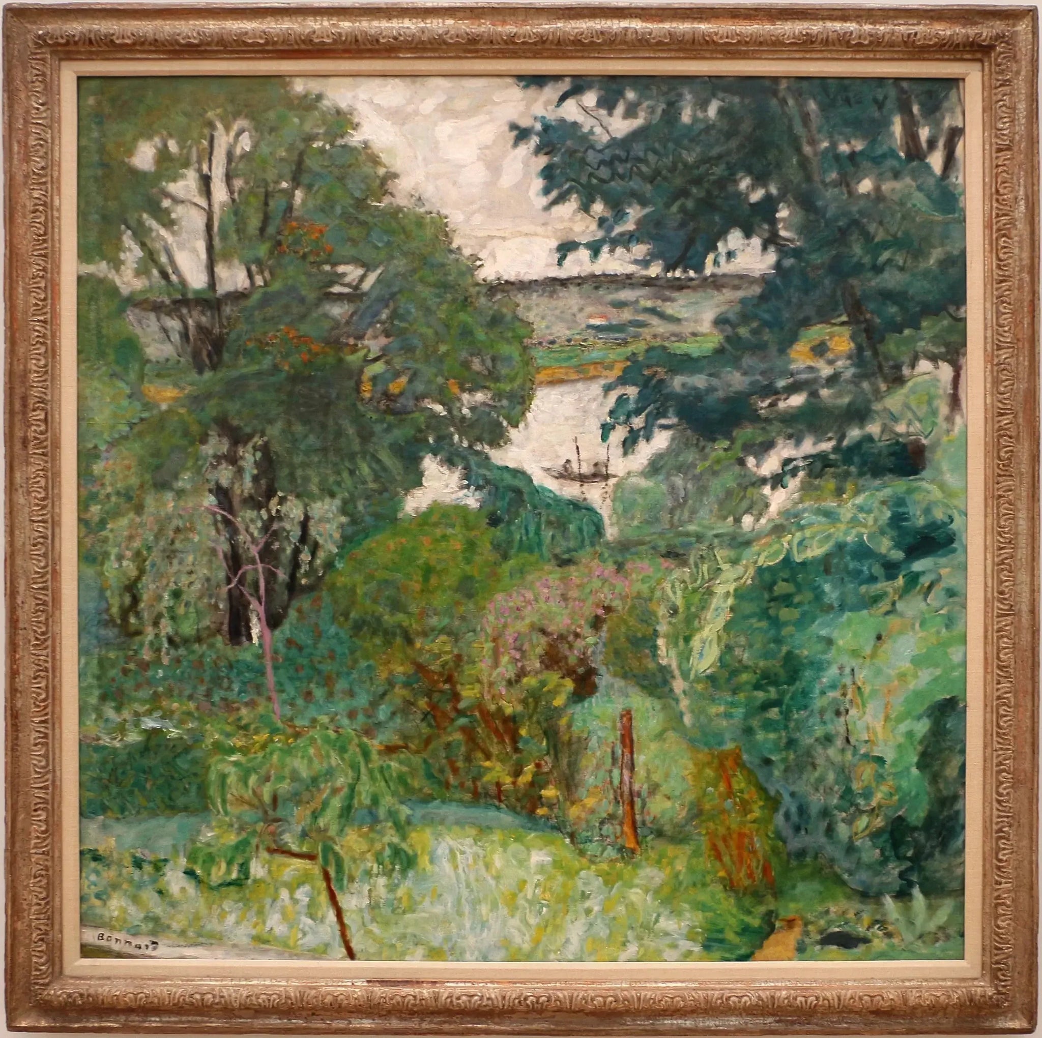 La Seine à Vernonnet - Pierre Bonnard image 1 reproduction de peinture à l’huile