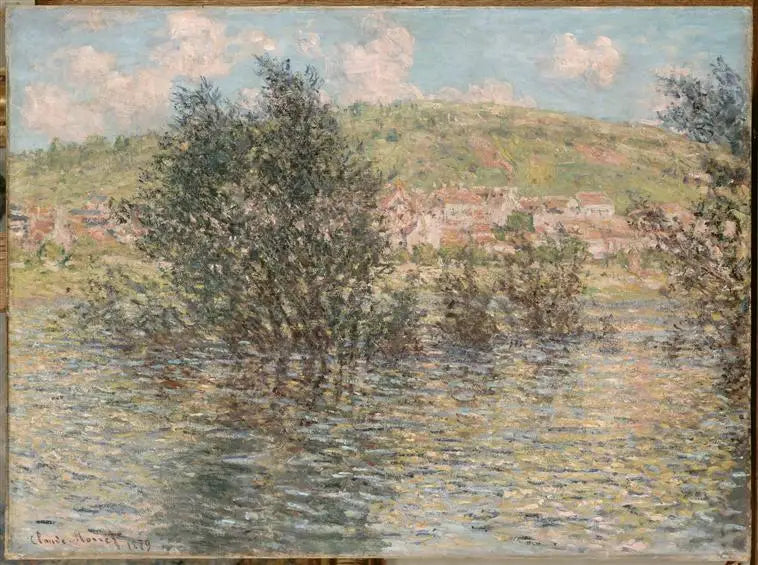 Sekwana w Vétheuil, efekt słońca po deszczu - Claude Monet