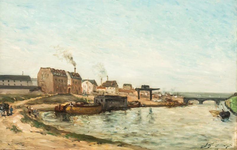Sekwana przy Moście Grenelle - Paul Gauguin