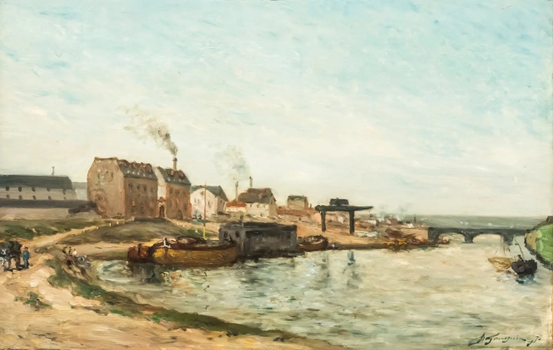 Sekwana przy Moście Grenelle - Paul Gauguin
