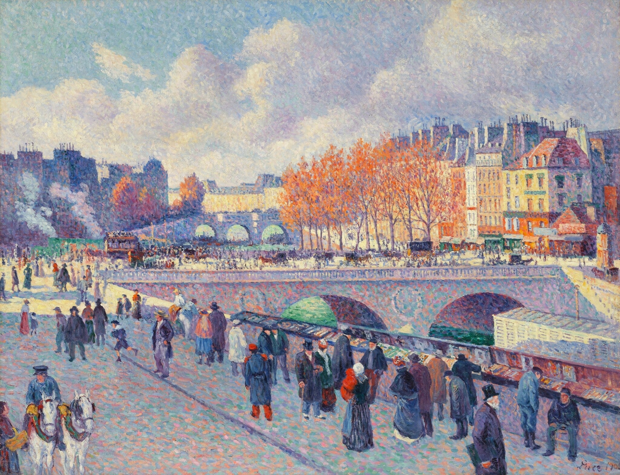 La Seine au pont Saint-Michel - Maximilien Luce - Alpha Reproduction