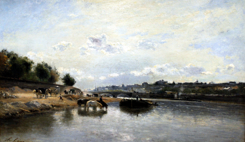 Sekwana i most Iéna - Stanislas Lépine