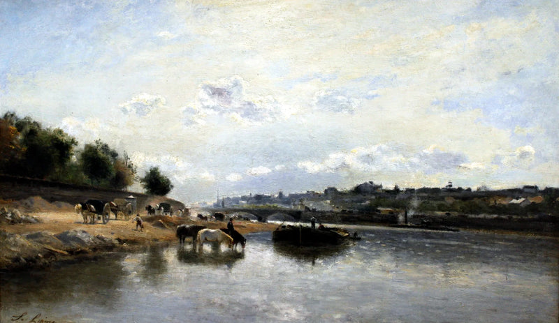 Sekwana i most Iéna - Stanislas Lépine