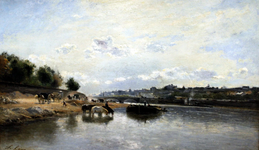 Sekwana i most Iéna - Stanislas Lépine