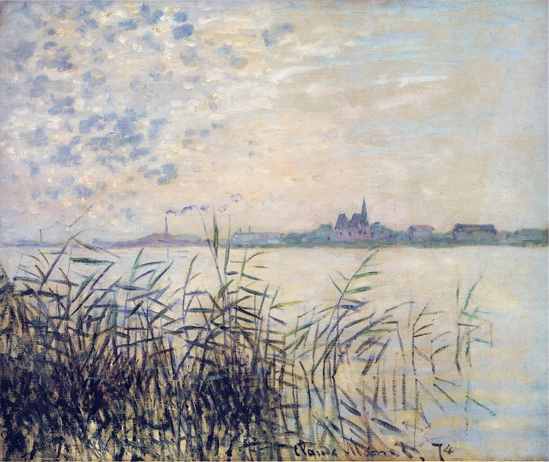 Sekwana w pobliżu Argenteuil W327 - Claude Monet