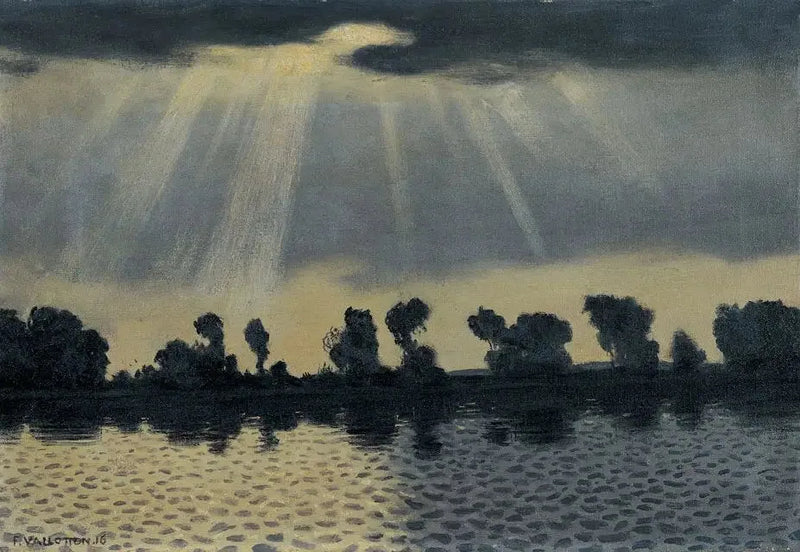 Sekwana w pobliżu Andelys - Félix Vallotton
