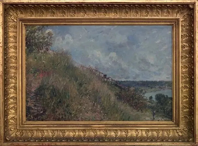 Sekwana, widok z wzgórz By - Alfred Sisley