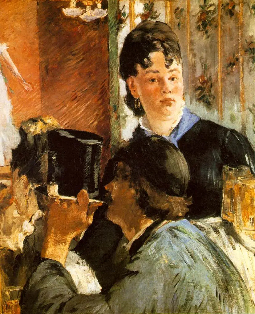 La Serveuse de bocks - Édouard Manet image 1 tableau peint à l’huile sur toile