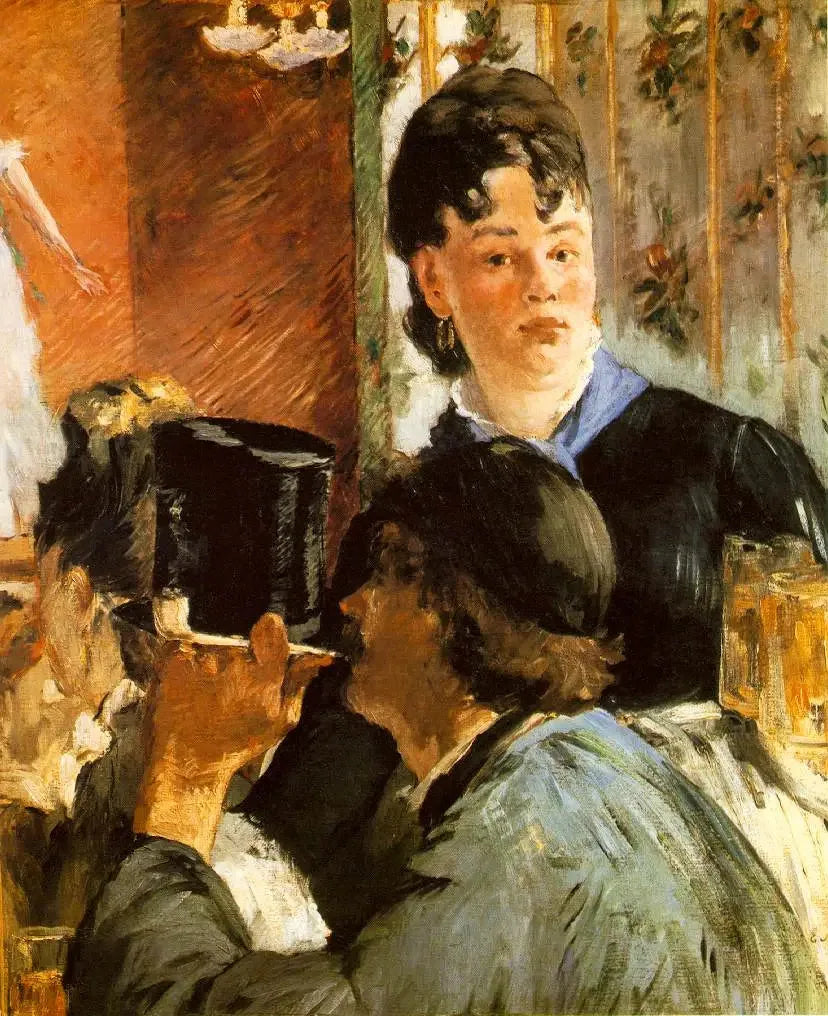 Kelnerka z kuflami - Édouard Manet