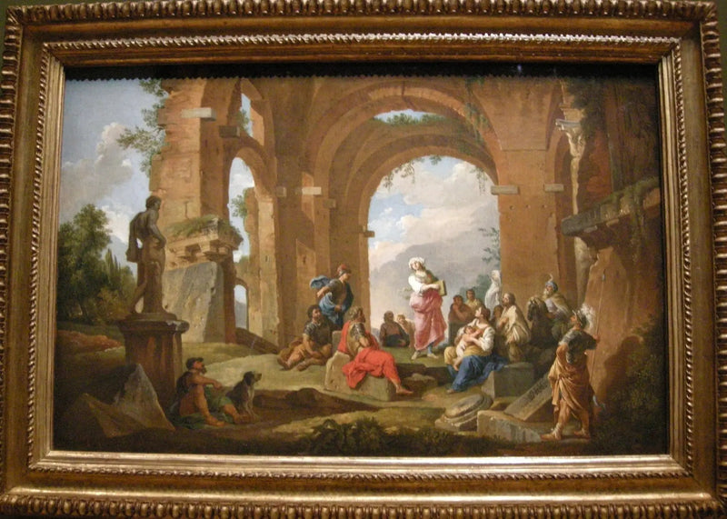 Sybilla z Cumasu udzielająca wyroczni - Giovanni Paolo Panini