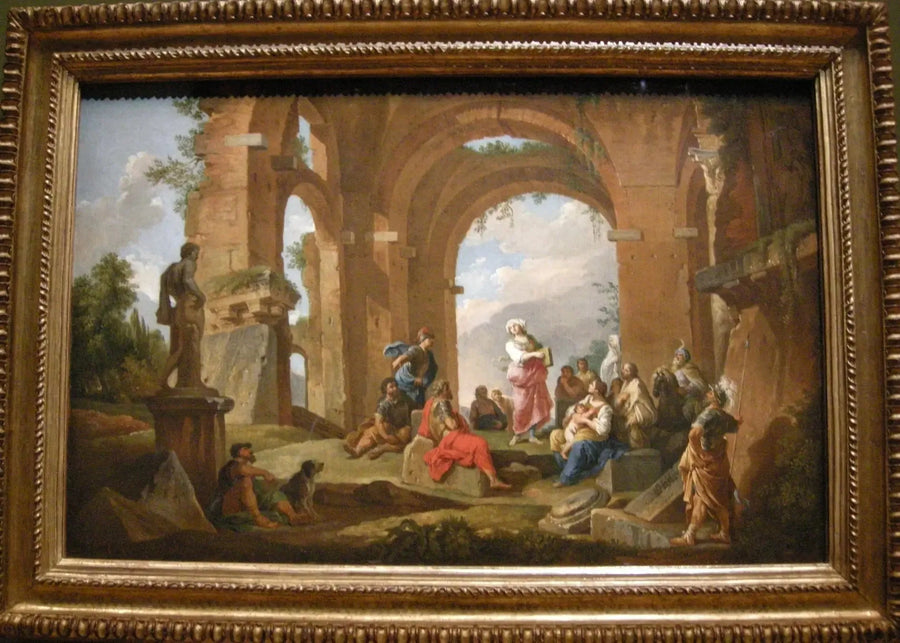 Sybilla z Cumasu udzielająca wyroczni - Giovanni Paolo Panini