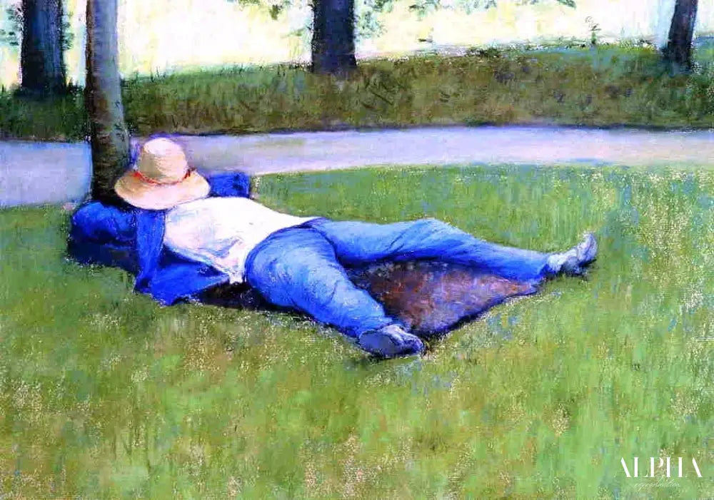 La sieste - Caillebotte - Reproductions de tableaux et peintures haut de gamme