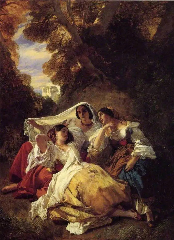 Drzemka - Franz Xaver Winterhalter
