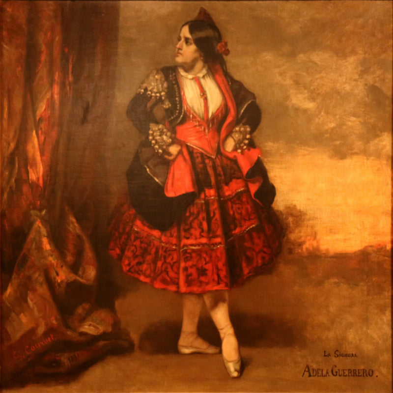 Pani Adela Guerrero, hiszpańska tancerka - Gustave Courbet